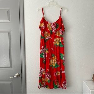 Old Navy Tropical Cold Shoulder Dress